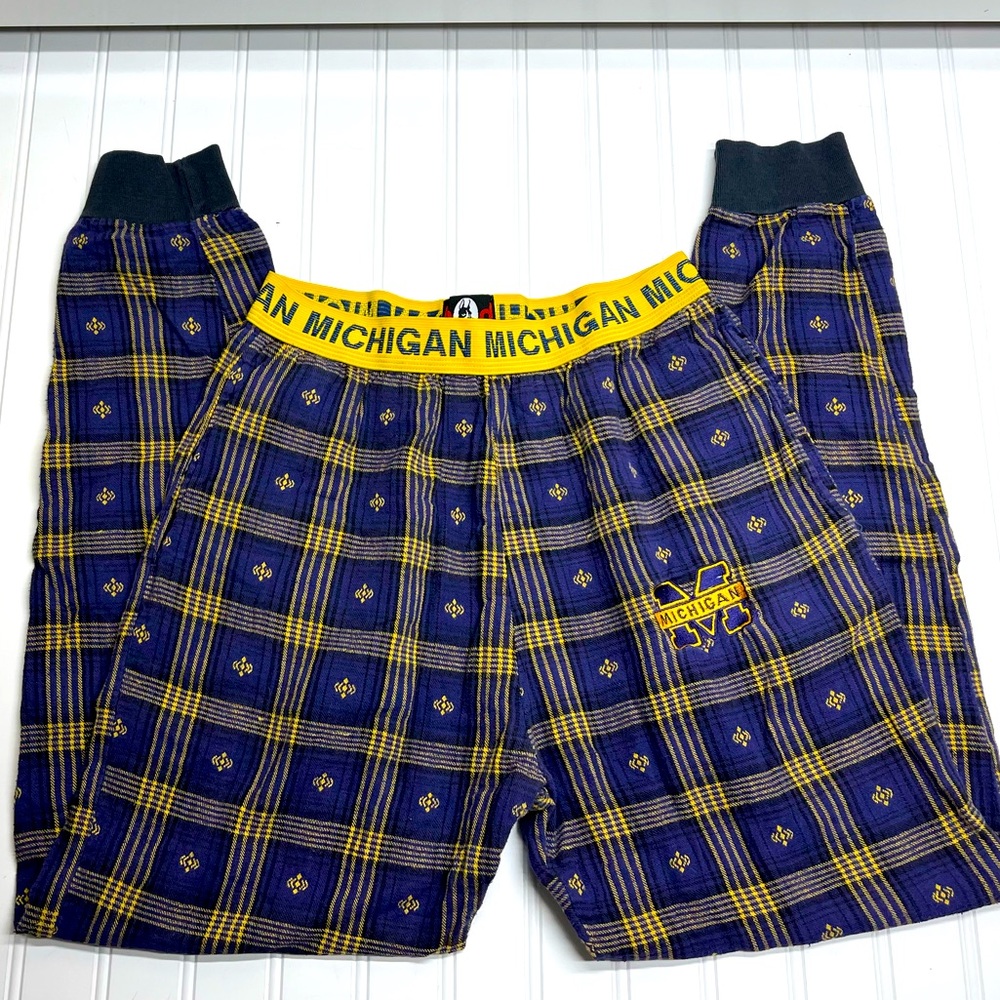 Michigan Women’s Sleep Lounge Pants Joggers Medium